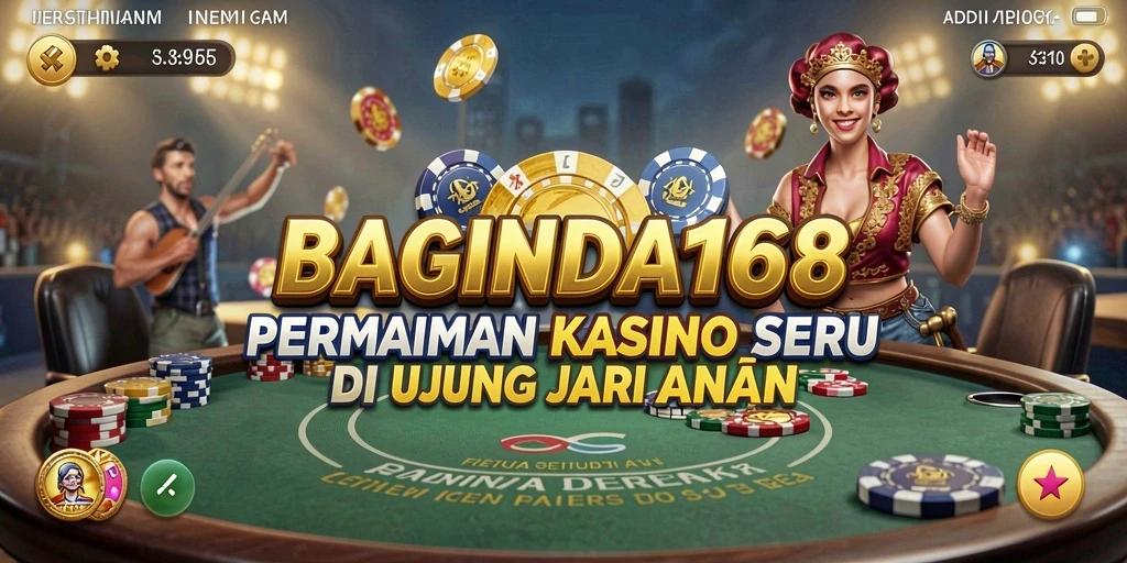 Tampilan menarik permainan Kasino di BAGINDA168.