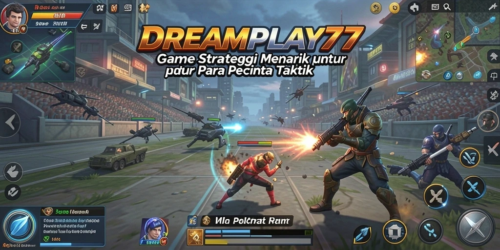 Tampilan gameplay <strong>DREAMPLAY77</strong> yang menantang dan menarik.