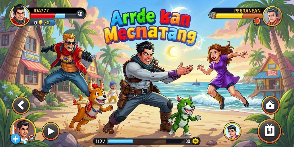 Tampilan utama gameplay IDA777 yang seru dan aksi penuh tantangan.