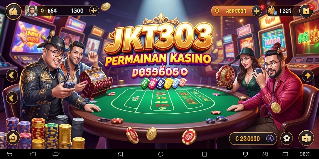 Tampilan menarik dari permainan Kasino di JKT303.