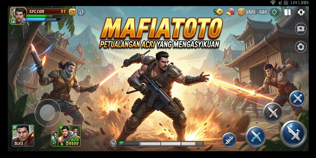 Screenshot aksi seru dalam MAFIATOTO yang penuh tantangan.