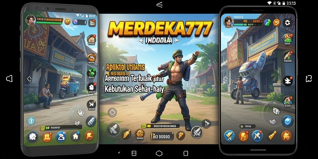 Tampilan utama MERDEKA777 yang user-friendly dan fungsional.