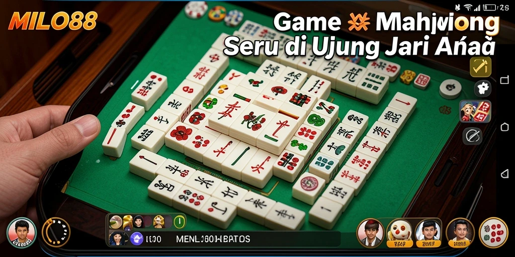 Tampilan gameplay <strong>MILO88</strong> yang seru dan menakjubkan saat bermain Mahjong.